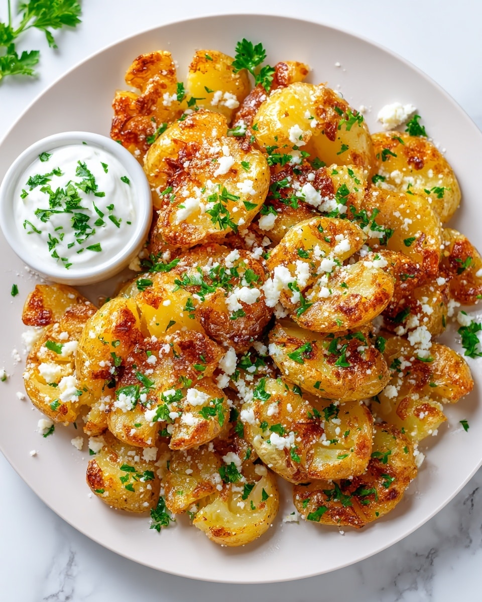 Crispy Smashed Potatoes Recipe - Recipe Image