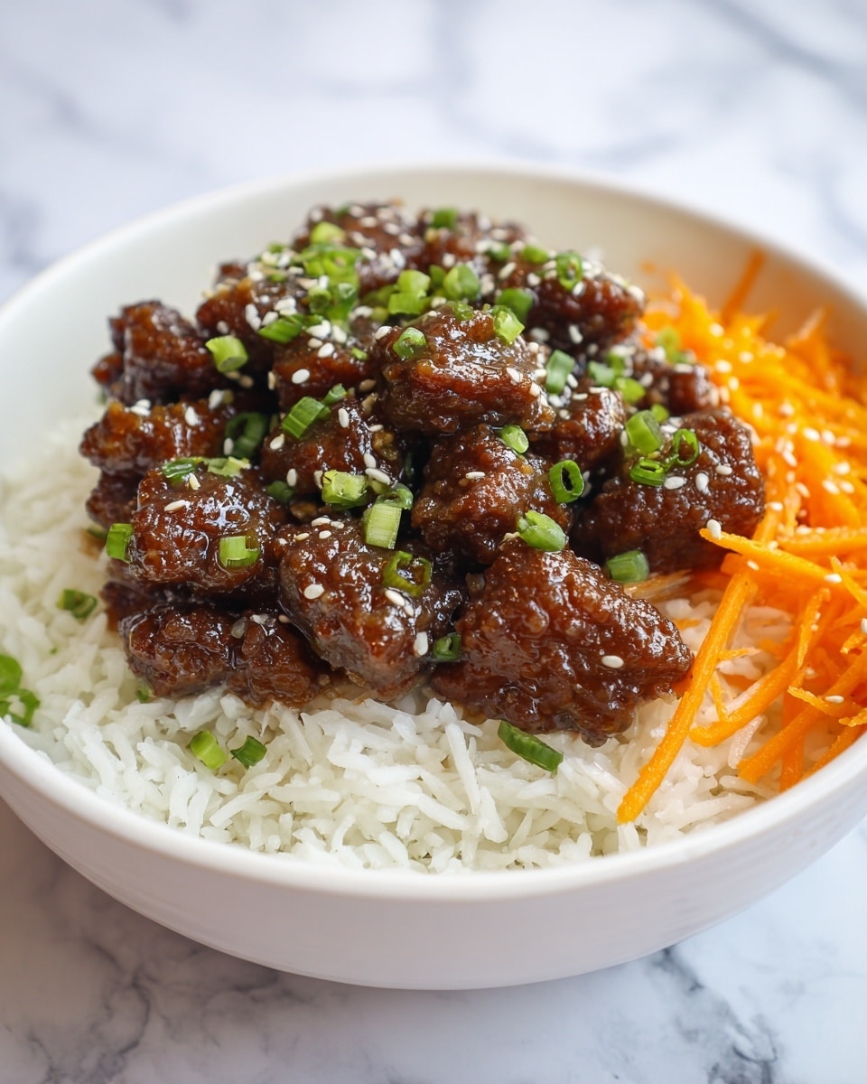 Healthy Ground Turkey Teriyaki Rice Bowl Recipe - Recipe Image