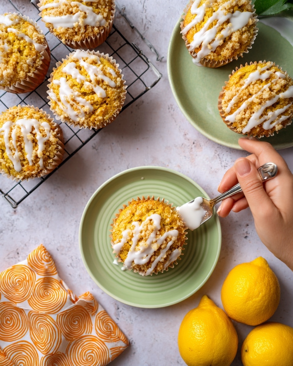Zesty Lemon Muffins Recipe - Recipe Image